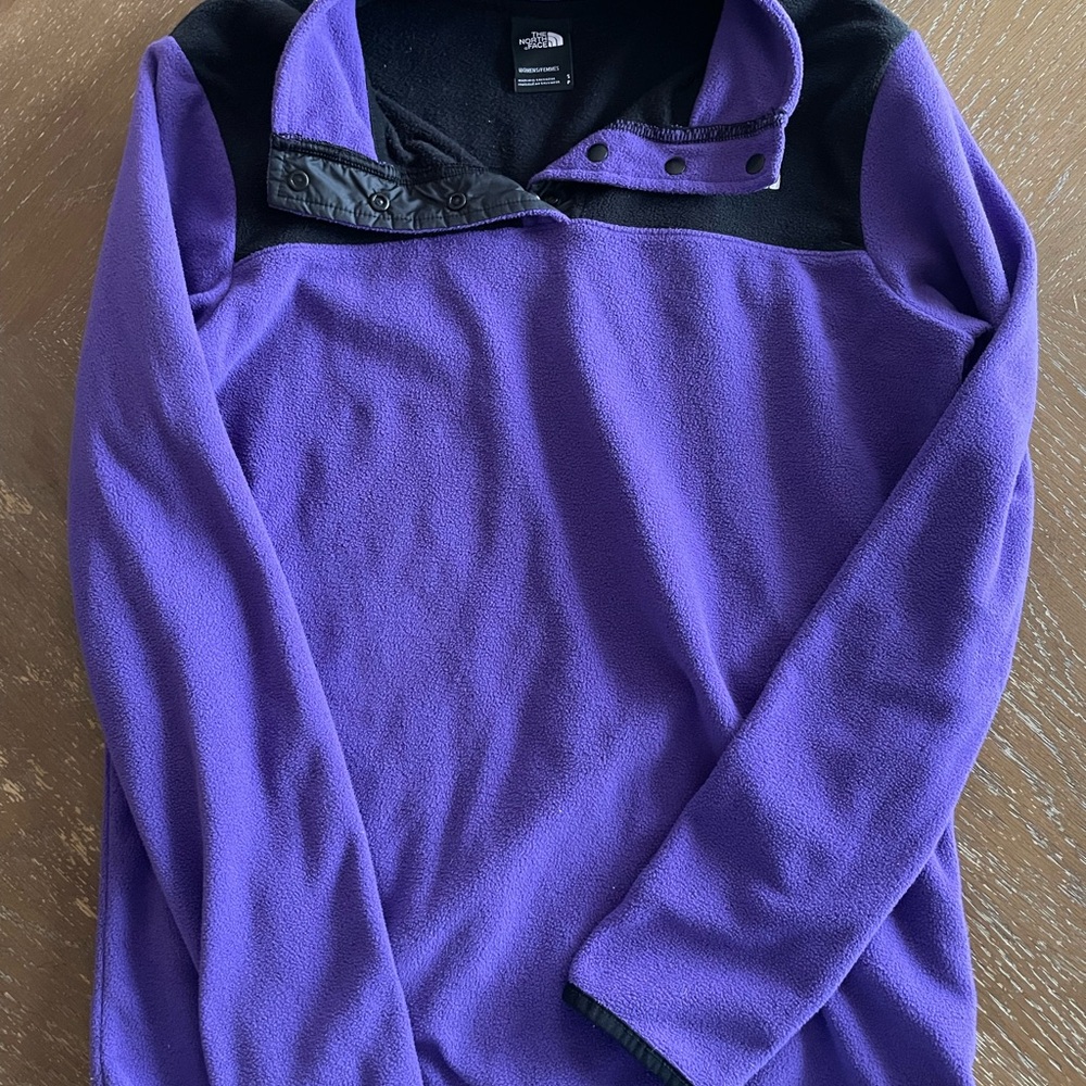 The North Face Purple Fleece Pullover